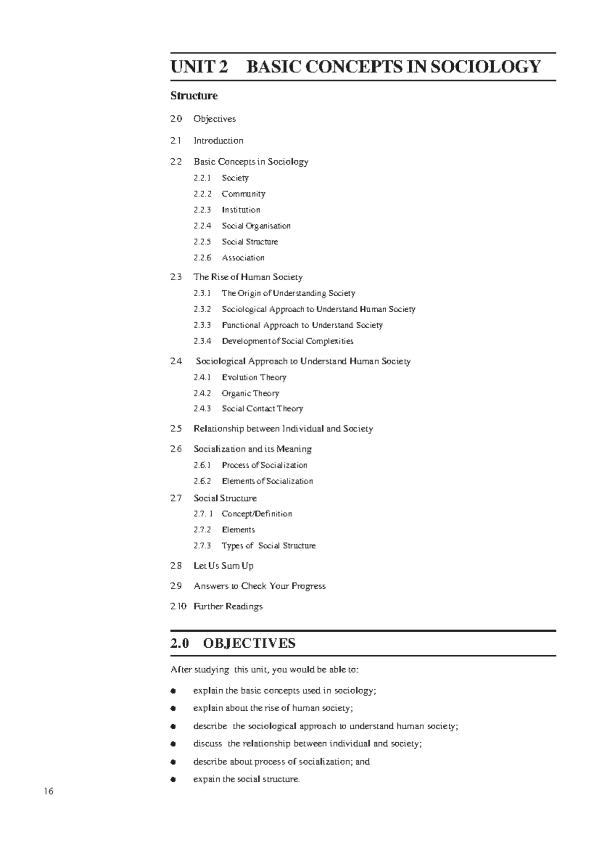 BASIC CONCEPTS IN SOCIOLOGY (UNIT 2) - A Comprehensive Overview - Studocu