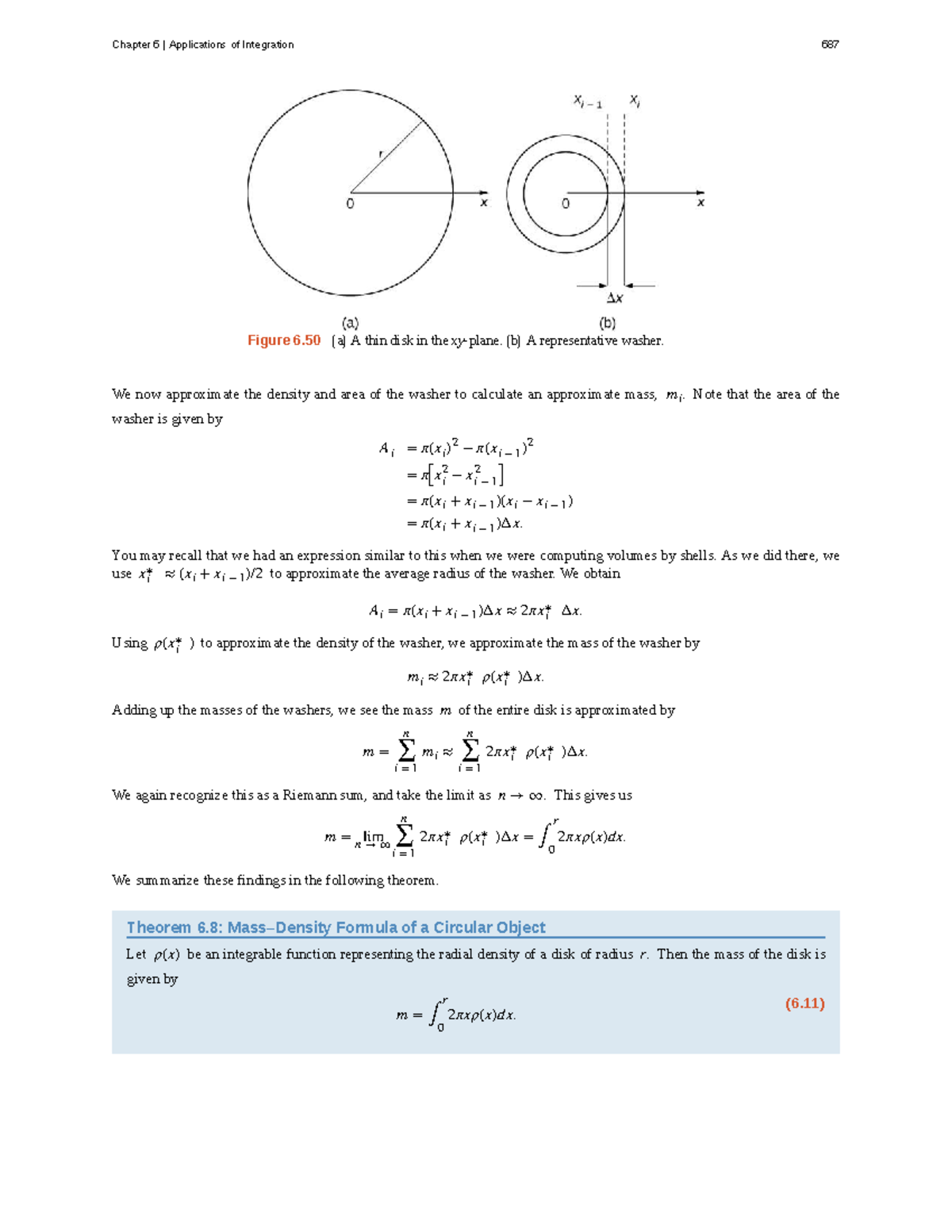 Chapter 6: Applications of Integration in Calculus Volume 1 - Part 3 ...