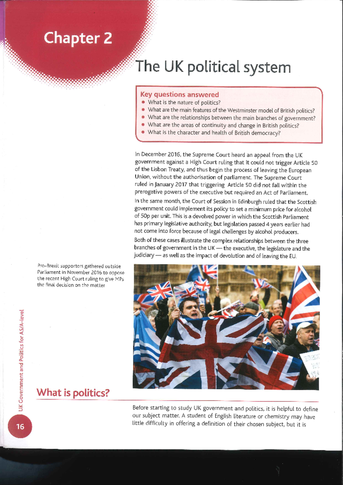 UK Government & Politics - Chapter 2: Understanding Political Systems ...