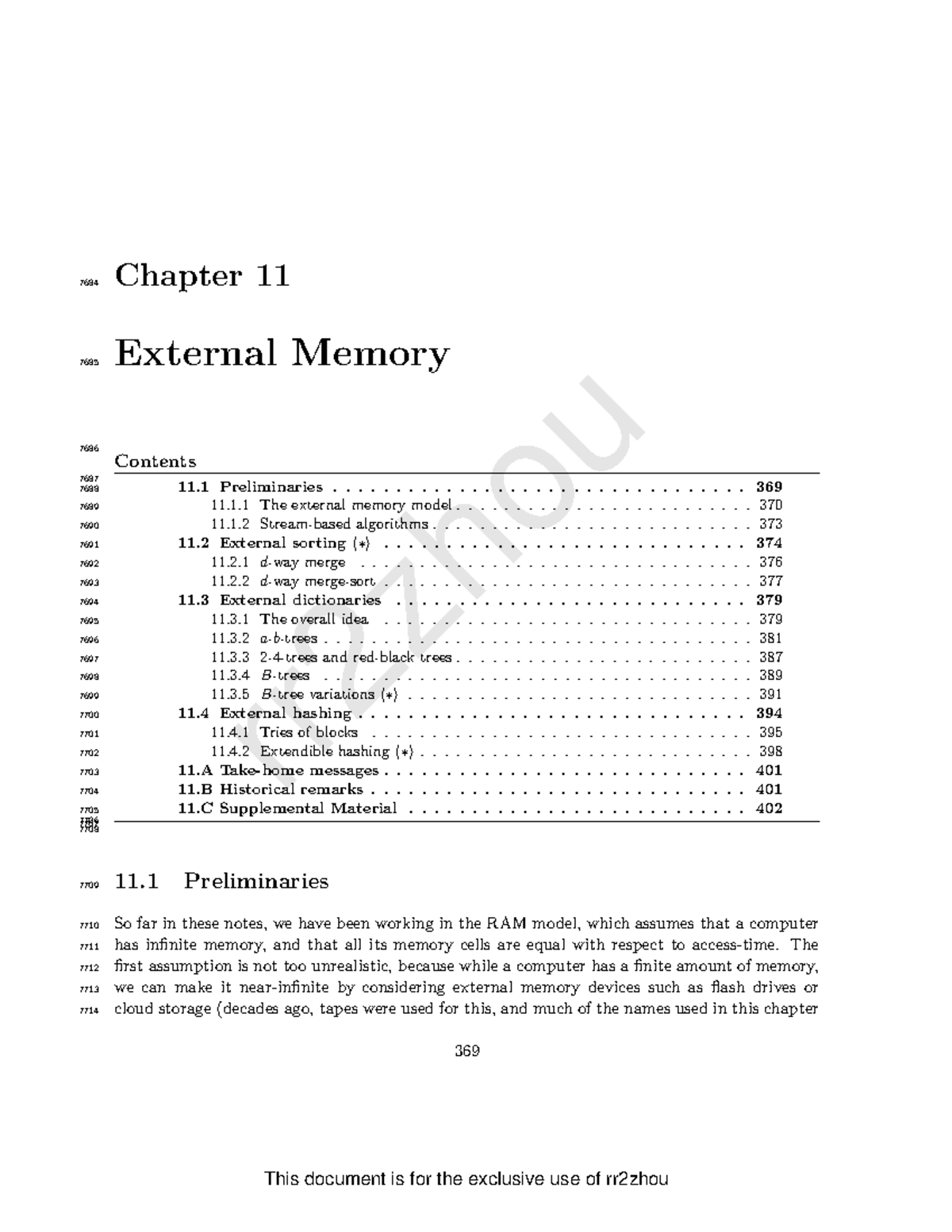 Ch11 - Chapter 11 - 7684 Chapter 11 7685 External Memory Contents 7686 ...