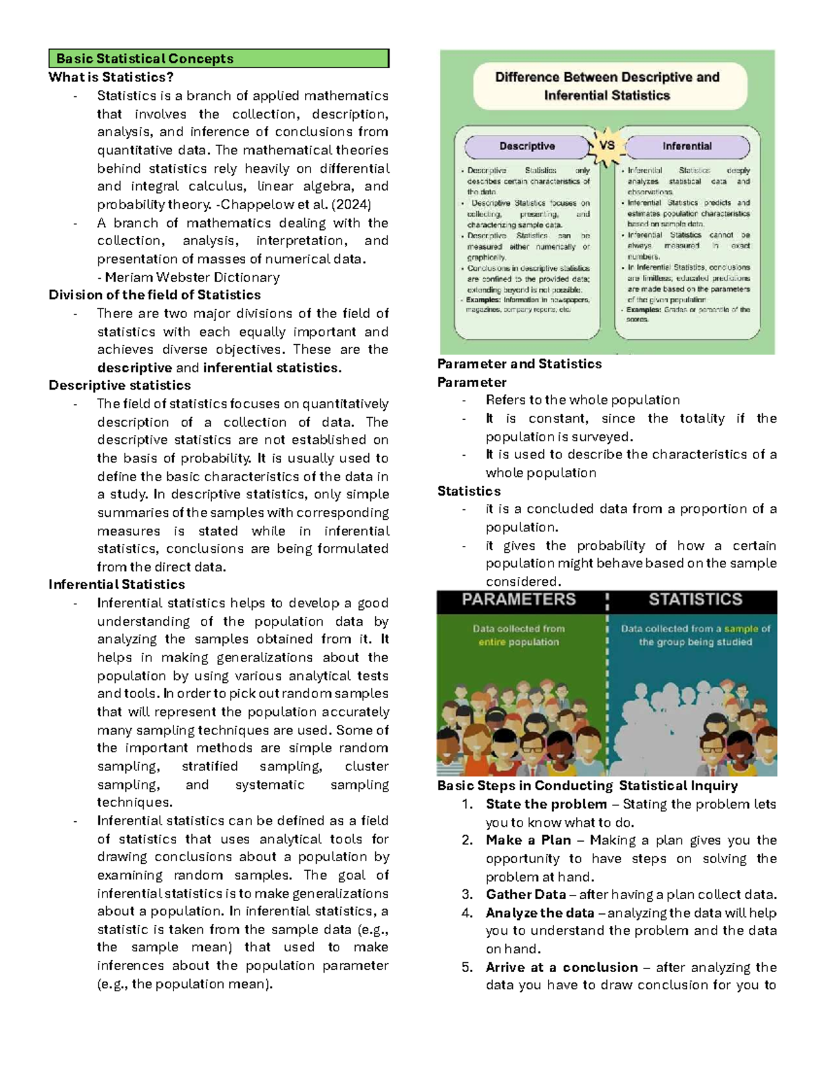 Basic Statistical Concepts: A Comprehensive Guide for Stats & HD ...