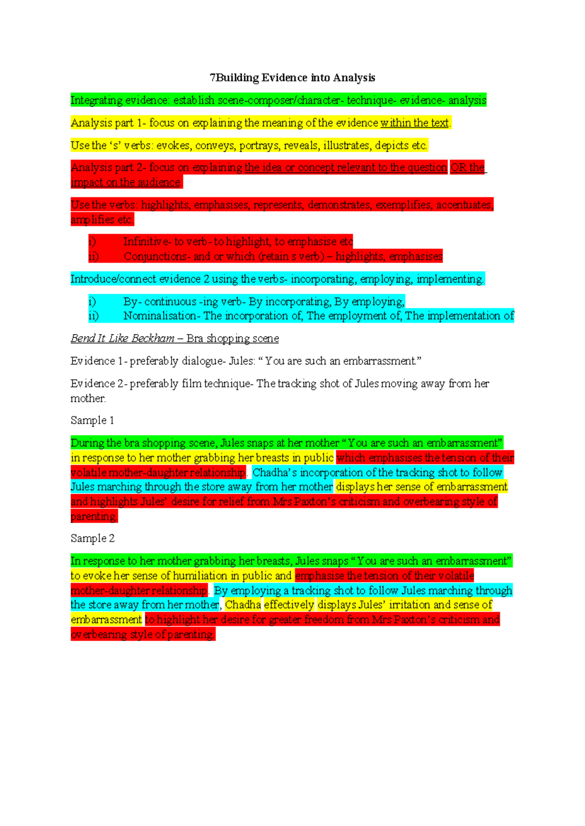 7Building Evidence into Analysis - 7Building Evidence into Analysis ...