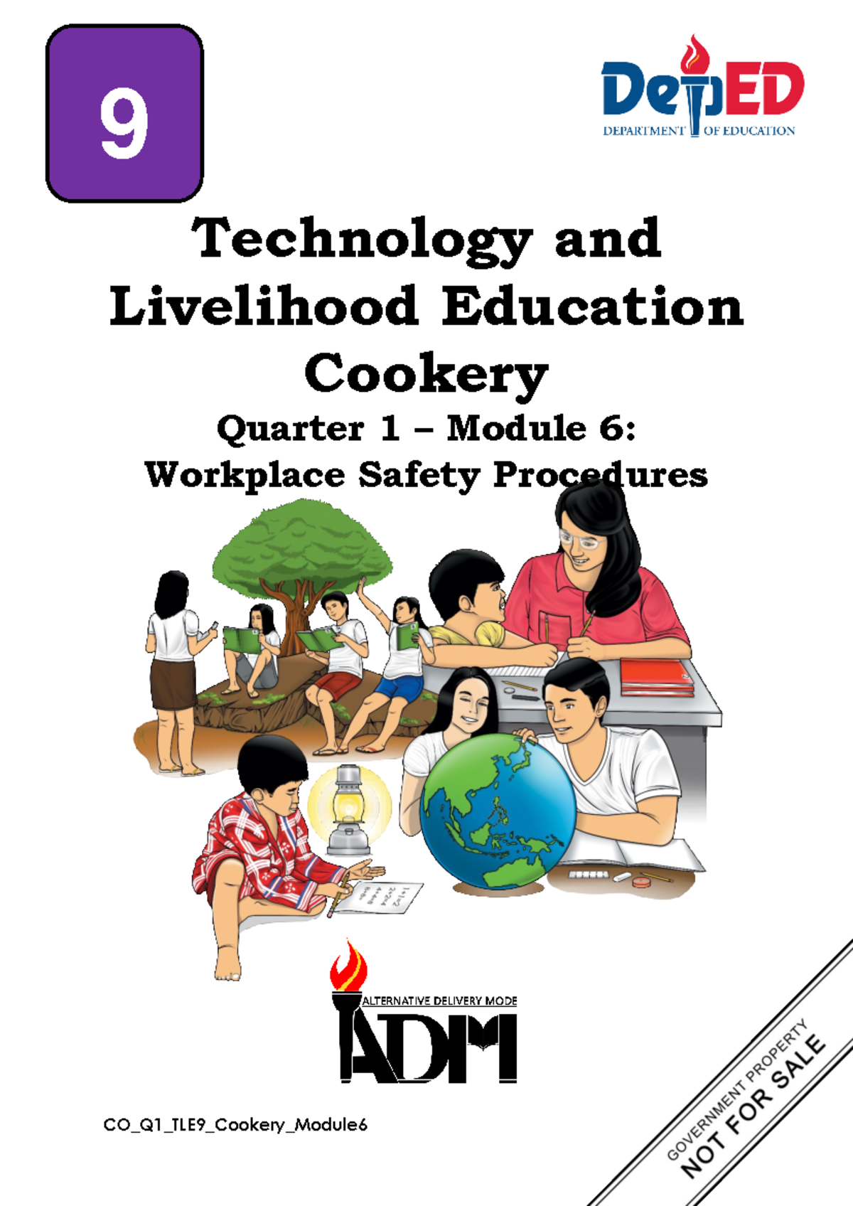TLE9 Cookery Q1 M6: Understanding Workplace Safety Procedures - Studocu