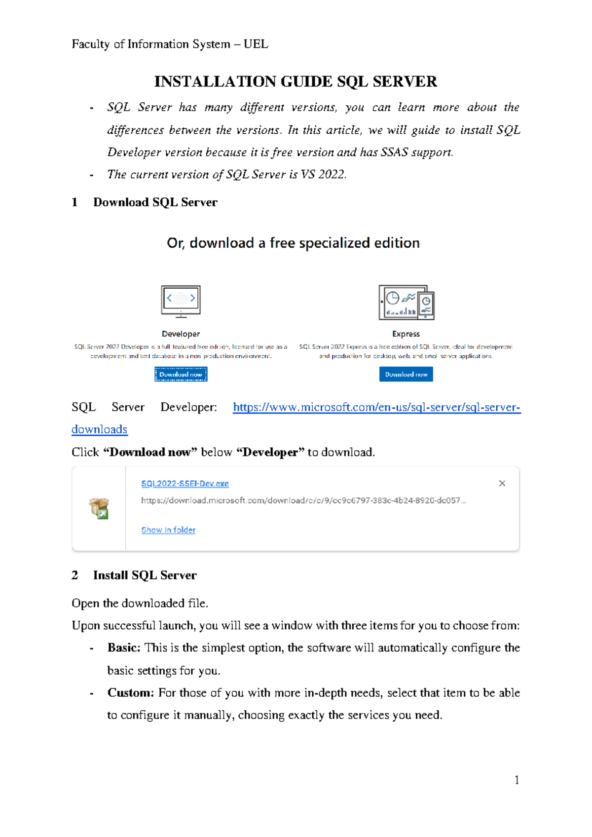 Setup - SQL - Set up SQL sever for SSIS - INSTALLATION GUIDE SQL SERVER ...