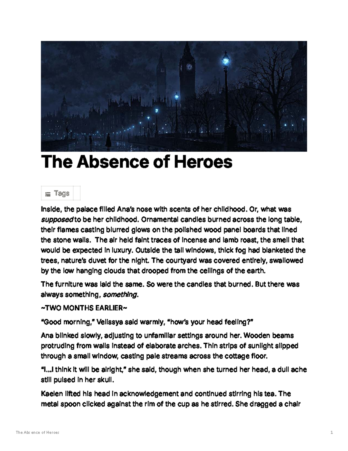 The Absence of Heroes: A Narrative Exploration of Betrayal and Power ...