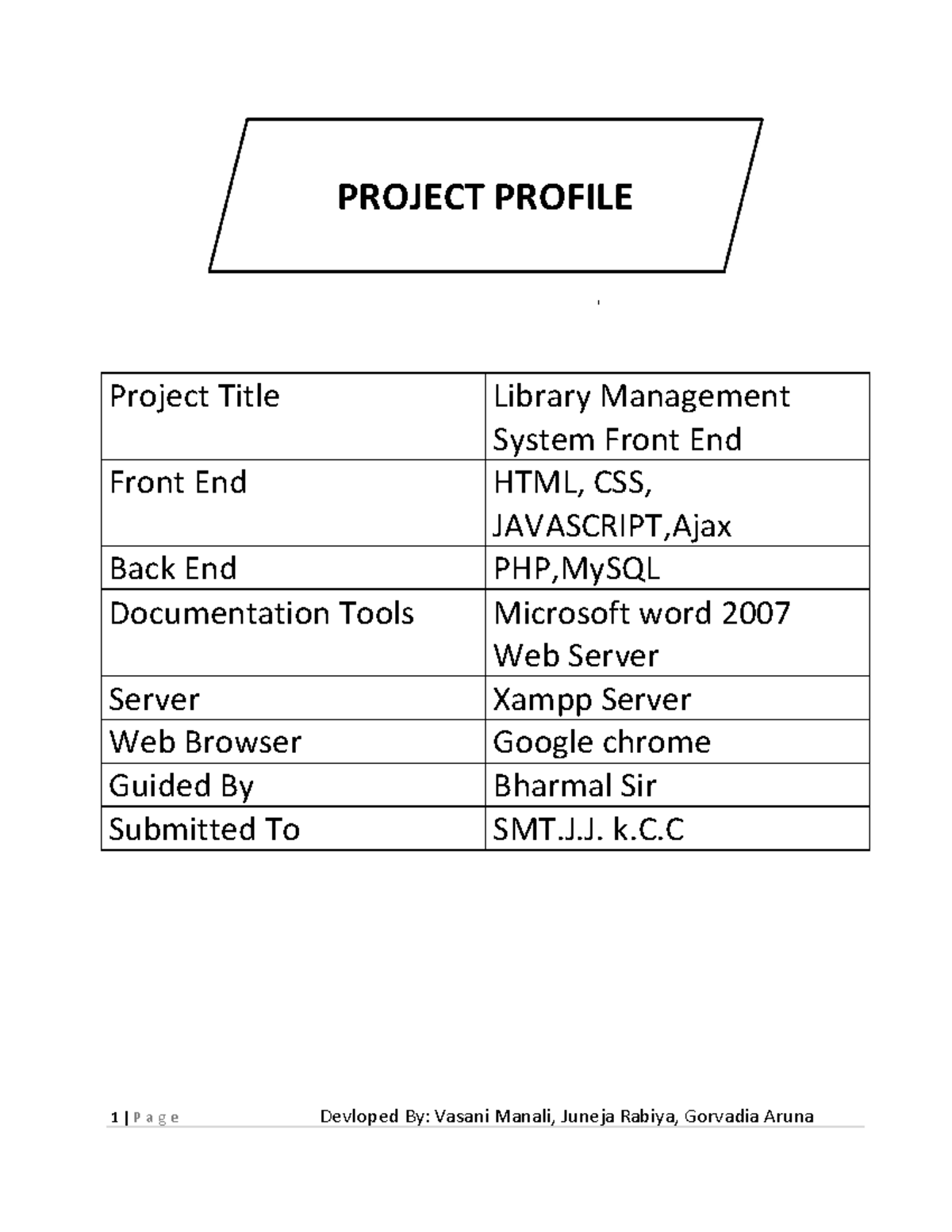 Library Management System Project Report - B.C. Course - Studocu