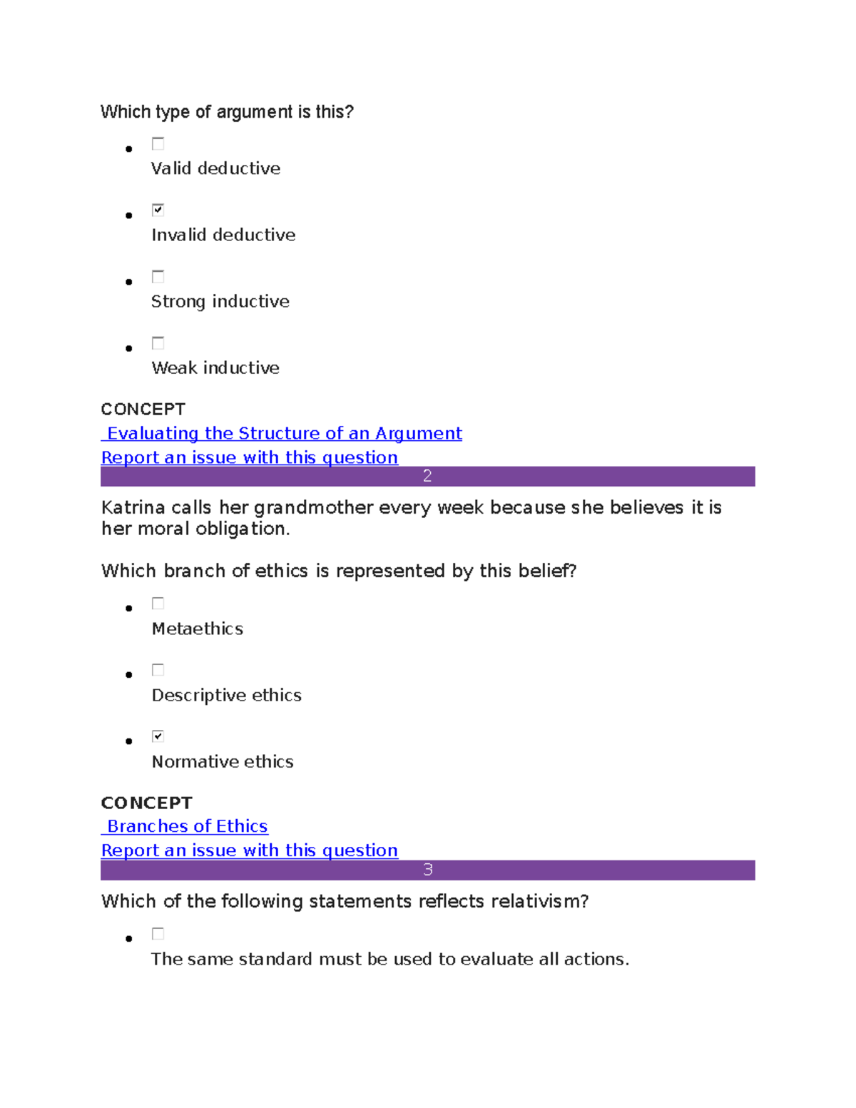 Unit 1 - Ethical Arguments and Philosophical Inquiry Milestone 1 - Studocu