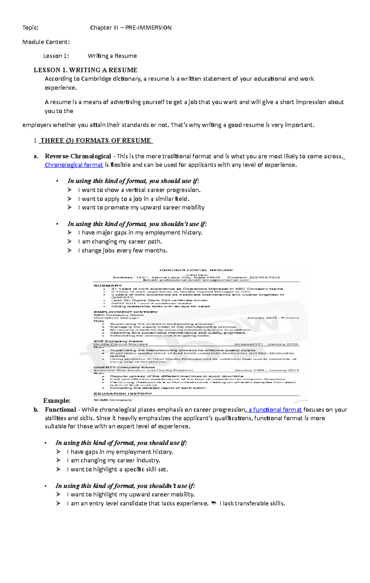 Inbound 7870398747075556202 - Topic: Chapter III – PRE-IMMERSION Module ...