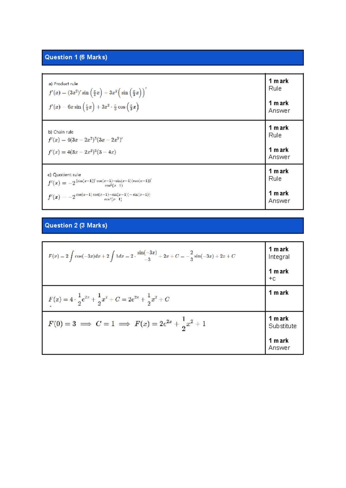 Unit 3 Practice Exam Answers (6 Marks) - Studocu