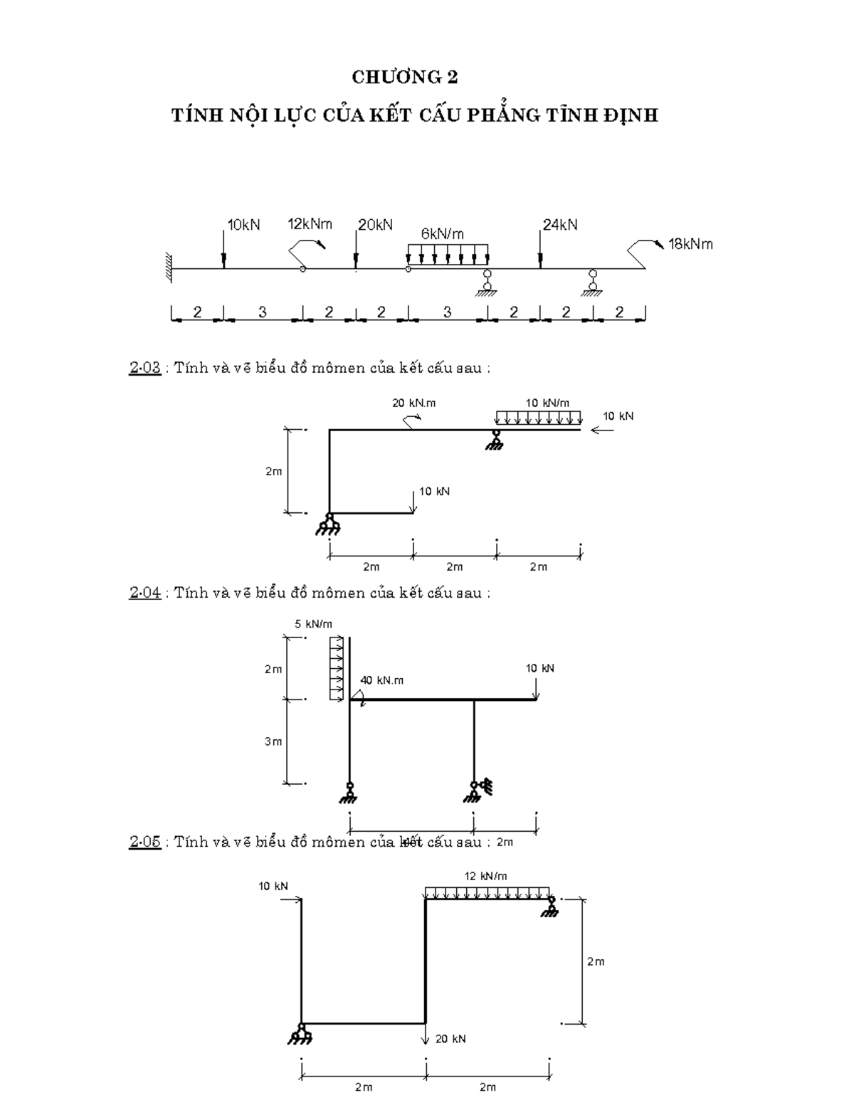 Tính nội lực và chuyển vị trong kết cấu BT-CKc-2023 - CKC - Studocu