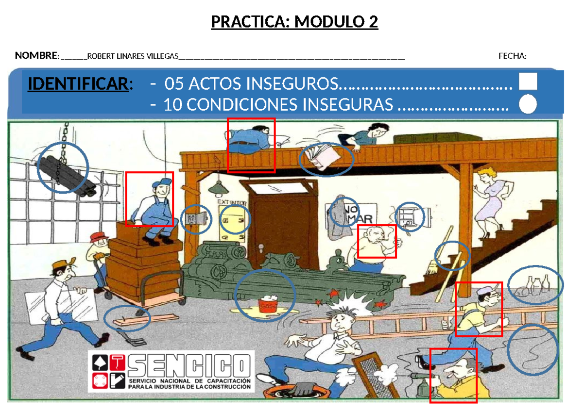 1. Practica DE Actos Y Condiciones Inseguras ok - Seguridad E Higiene ...