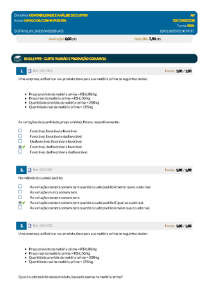 [Solved] Demonstraes contbeis so relatrios de desempenho que expem a ...