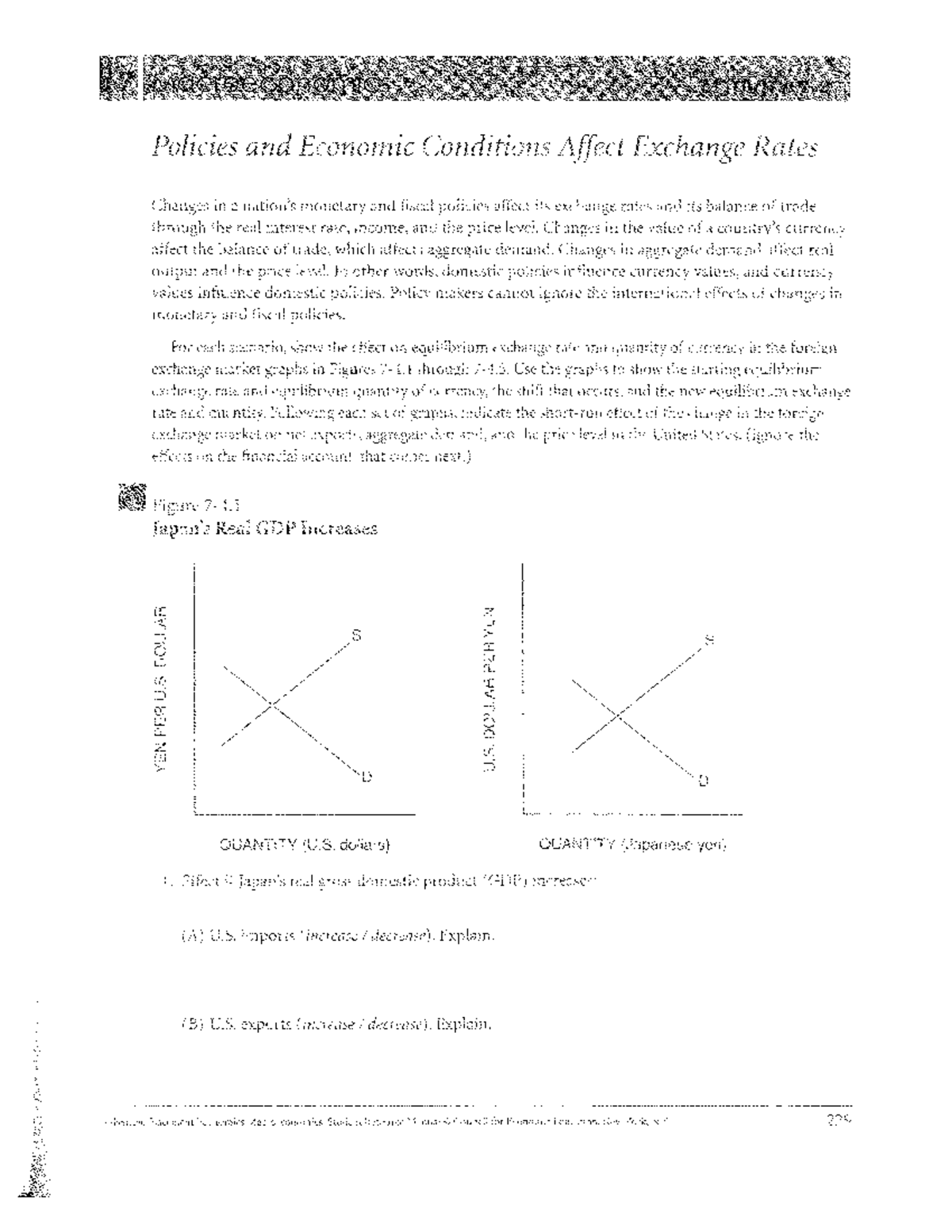 Activity 7-4: Macroeconomics Unit 6 - Exchange Rates & Policy Effects ...