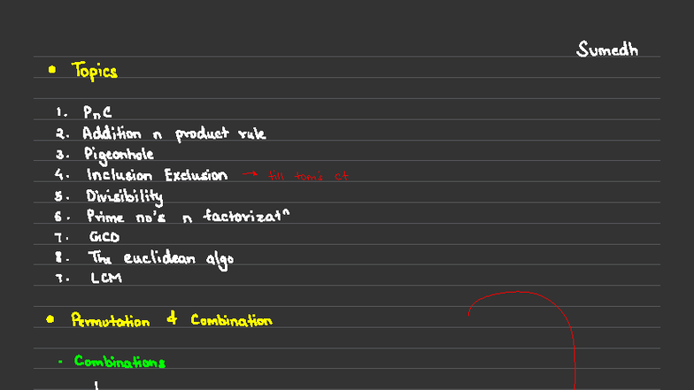 DM Unit 2 - Topics on Pigeonhole, GCD, and Combinations - Studocu
