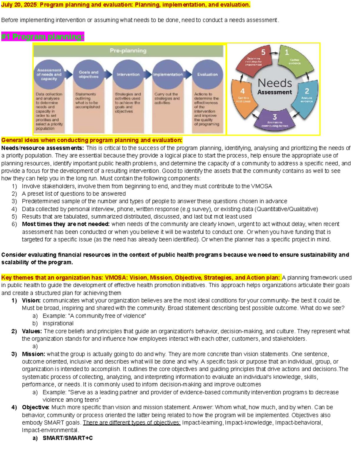 Effective Community Health Planning and Evaluation Strategies (CHS 2025 ...