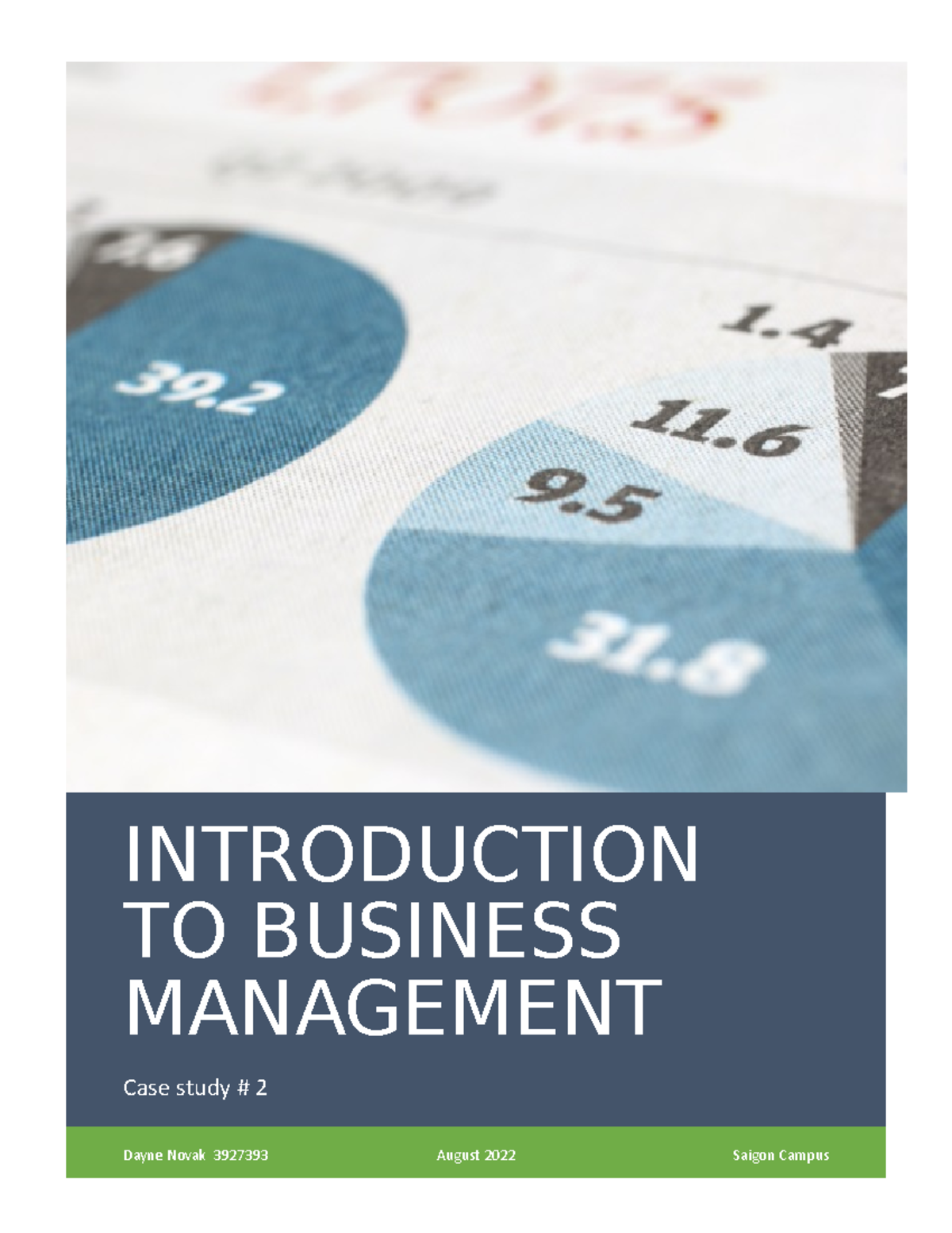 Case study 2 introduction to business management - INTRODUCTION TO ...