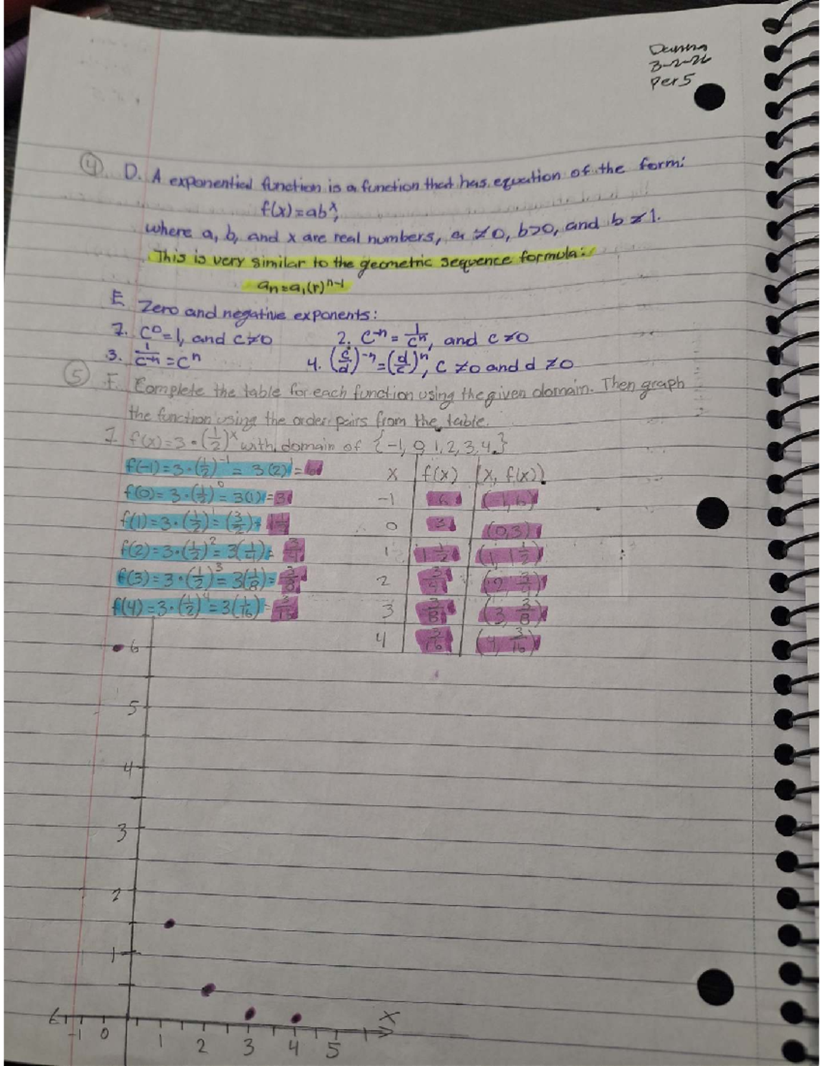 Exponential Functions: Homework Answers for Course 20260302 - Studocu