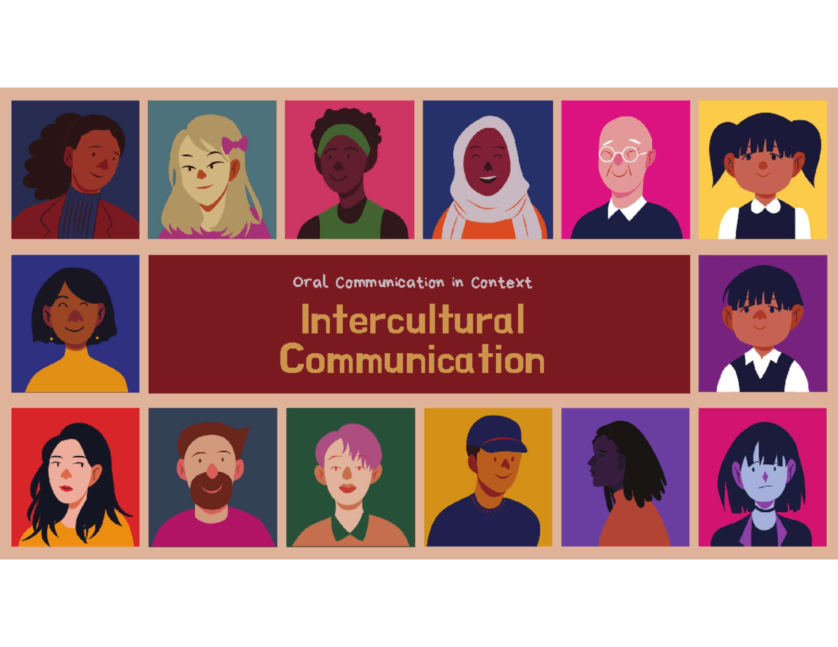 Intercultural Communication Activity - Oral Comm Context (KISWDBW 