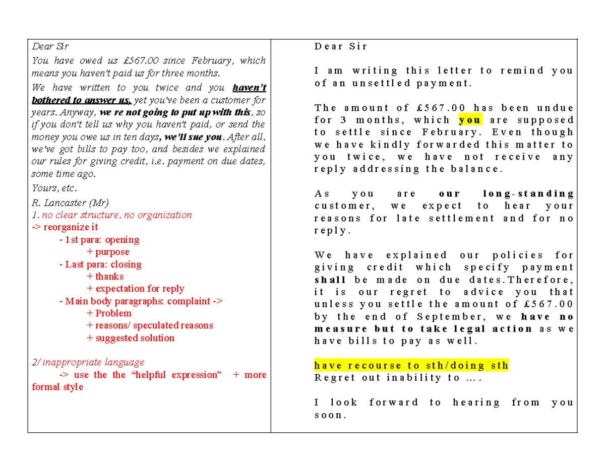 Email Etiquette Basics: Structuring Professional Correspondence - Studocu