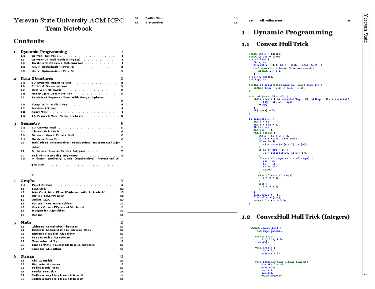 Notebook Hcmus Bottom Up - Yerevan State University ACM ICPC Team ...
