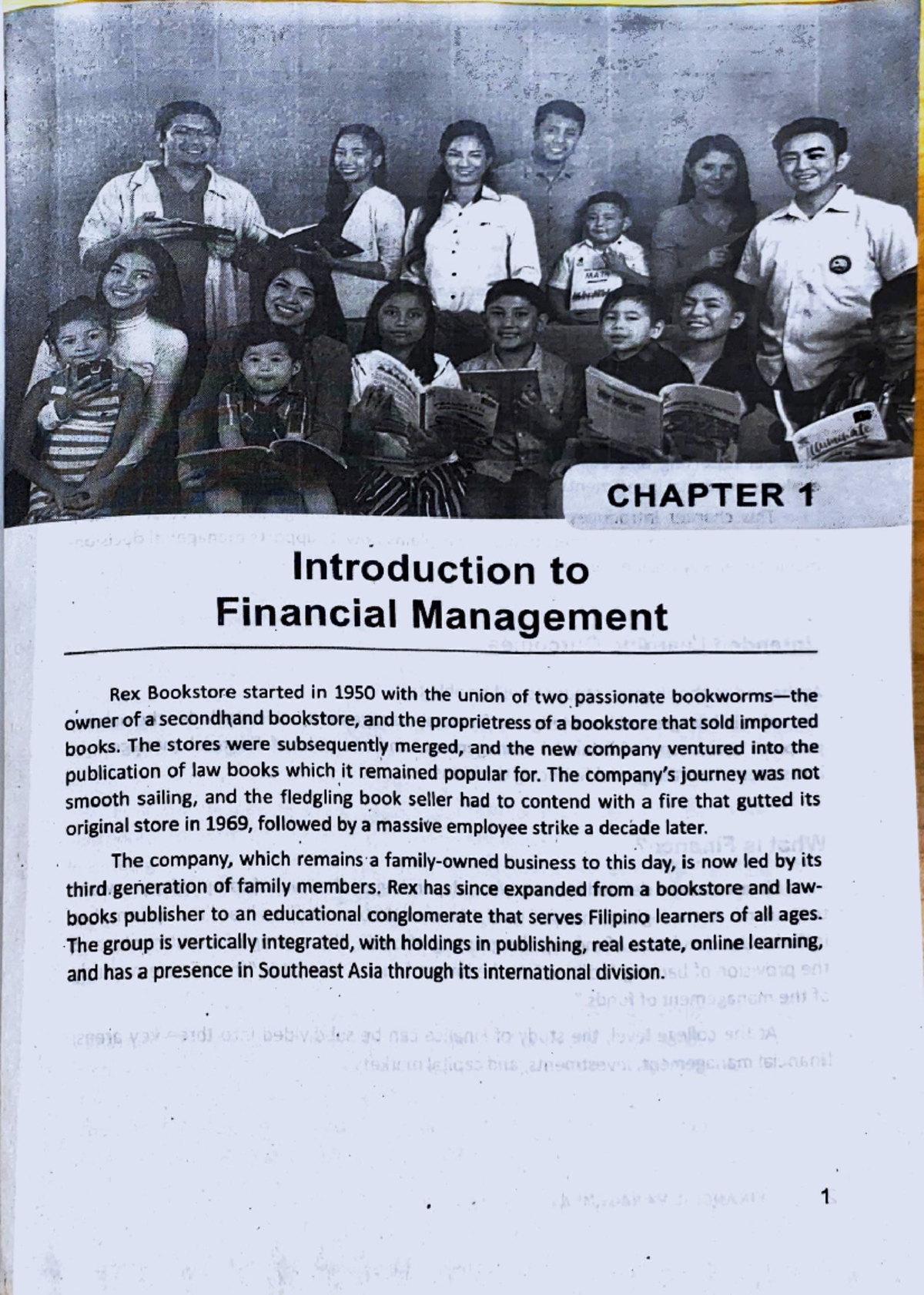 FM 101 - Chapter 1: Introduction to Financial Management - Studocu