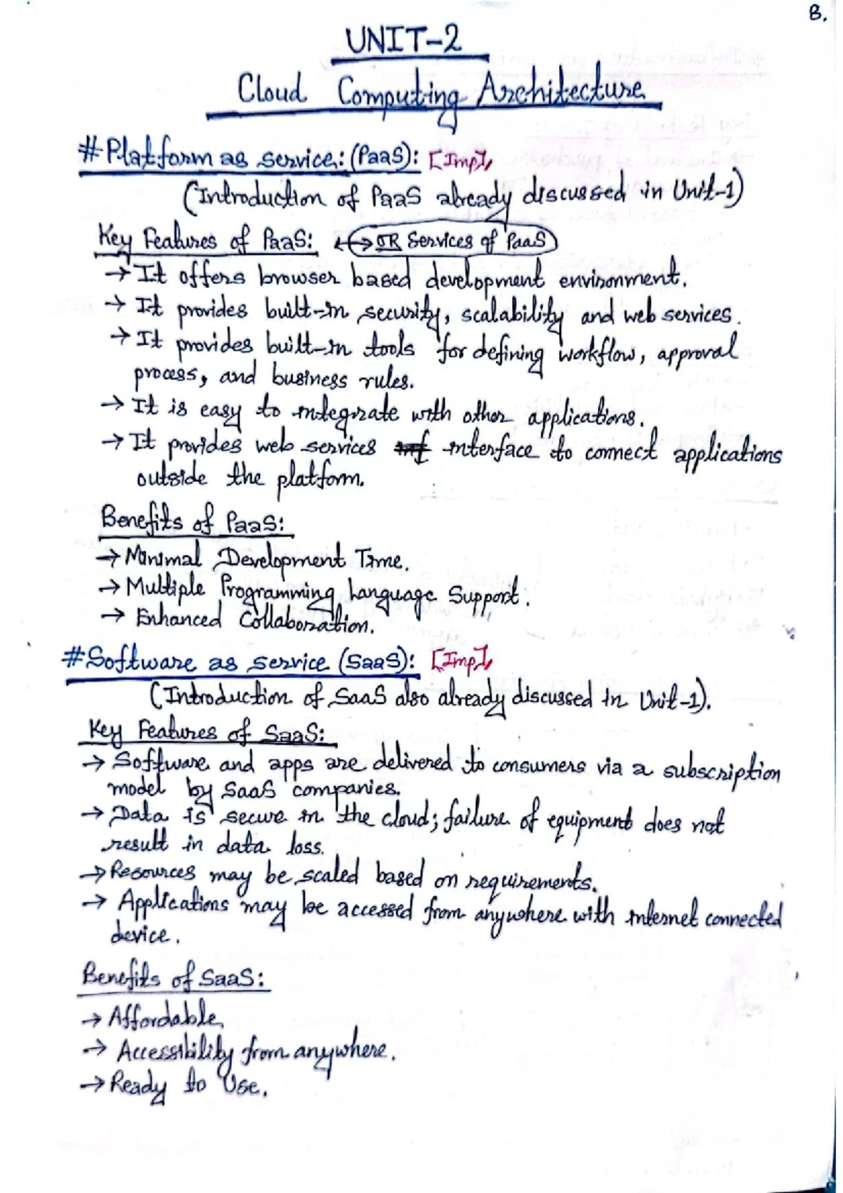 CC-Unit-4: Cloud Programming Models & Thread Management Notes - Studocu