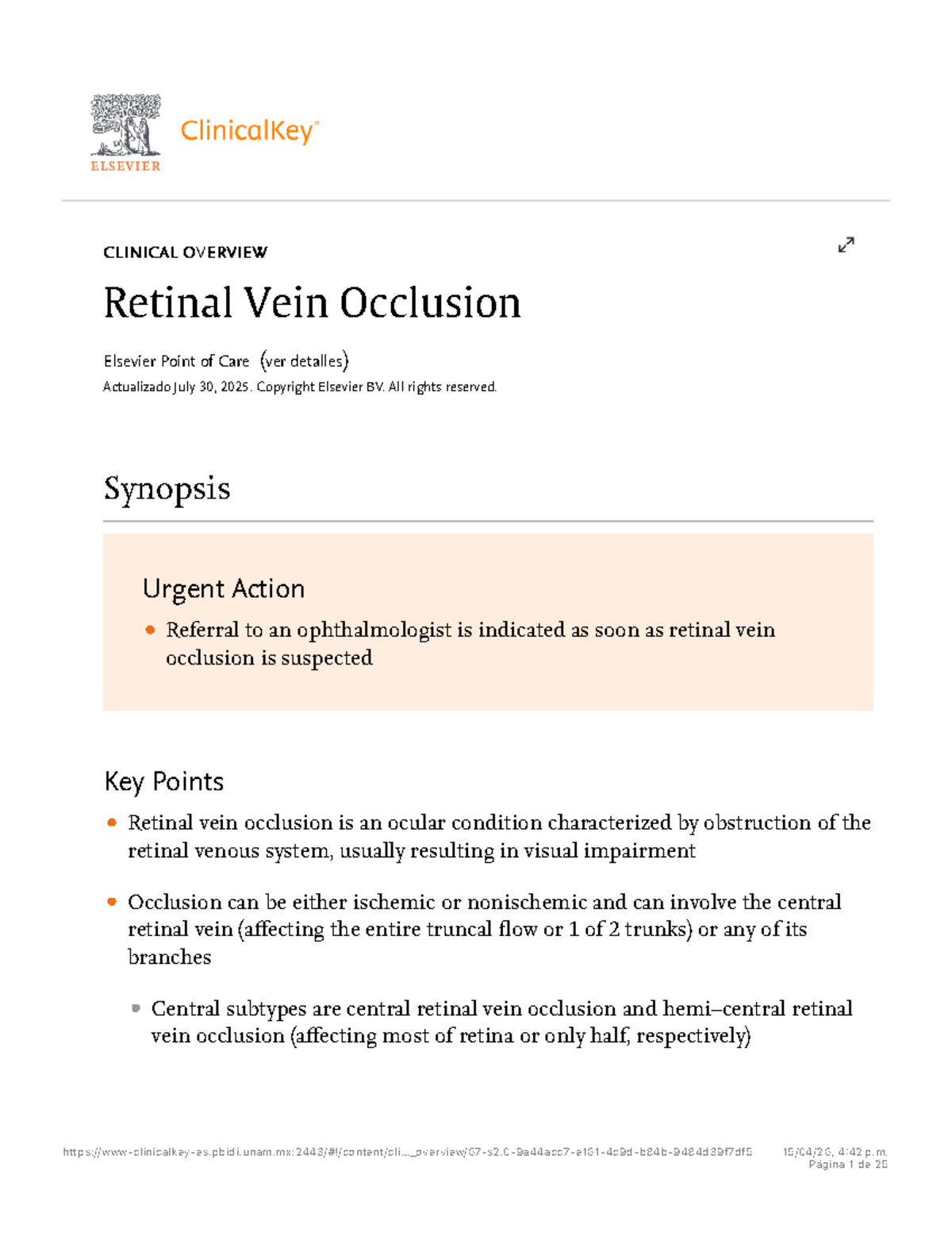 CLINICAL OVERVIEW: Retinal Vein Occlusion (RVO) - Key Insights and ...