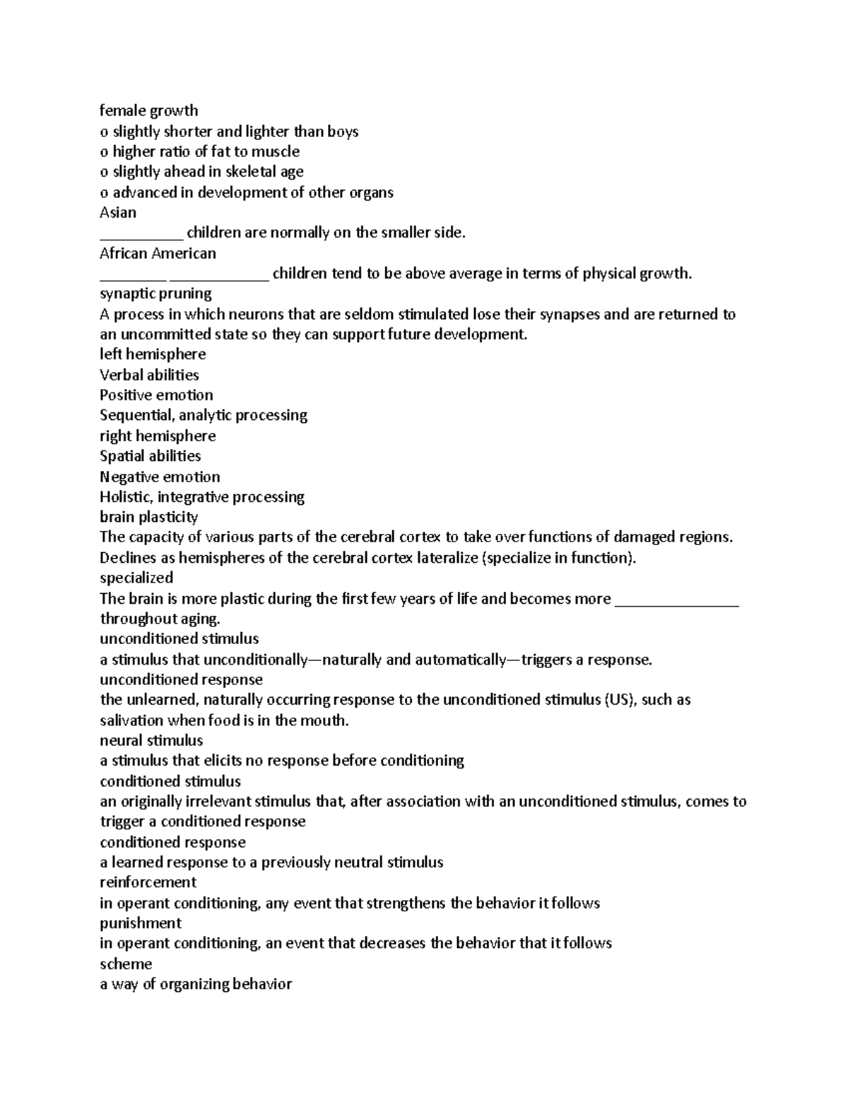 Exam 2 Study Guide - Developmental Psychology (PSYCH201) - Studocu