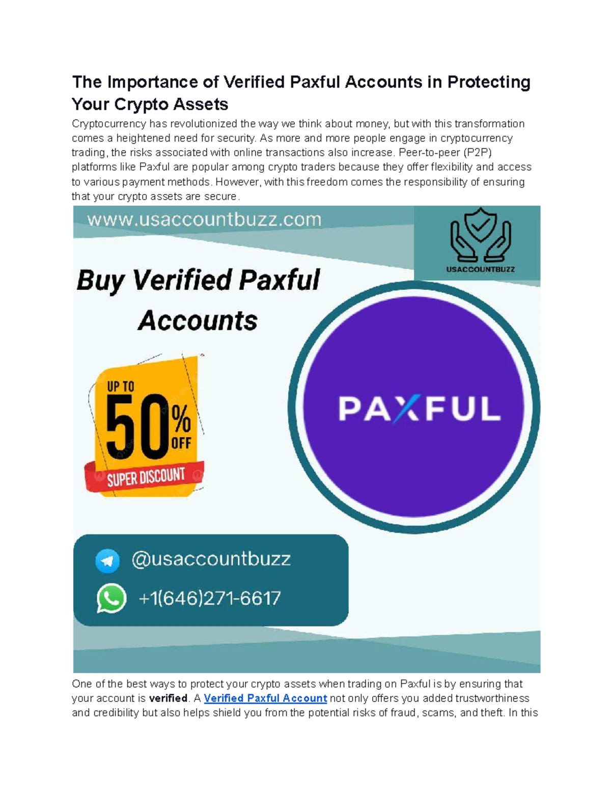How to Get a Verified Paxful Account in 2025: Step-by-Step Guide - Studocu