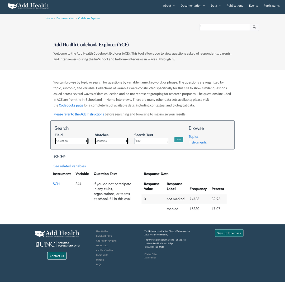 Add Health Codebook Explorer: Variable S44 Overview and Insights - Studocu