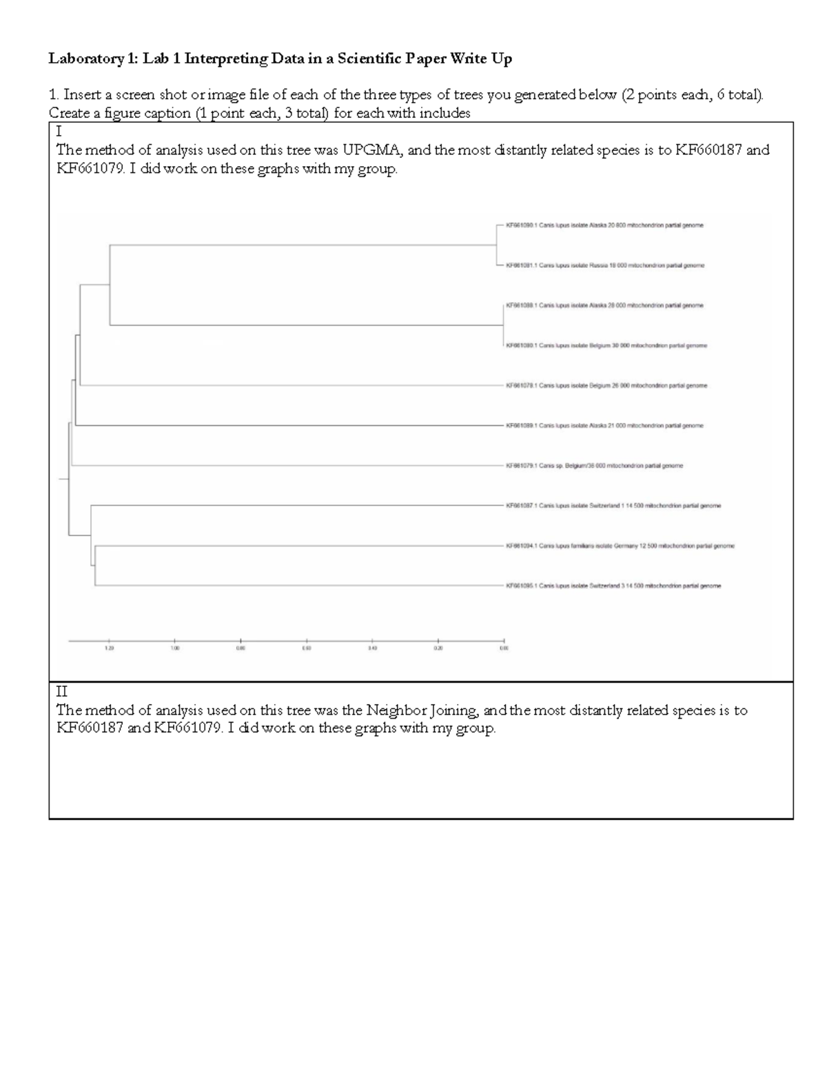 Lab number one Biology - Laboratory 1: Lab 1 Interpreting Data in a ...