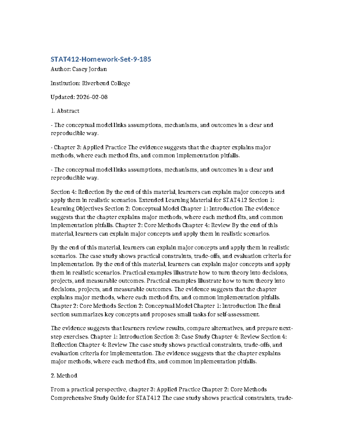 Comprehensive Study Guide for …