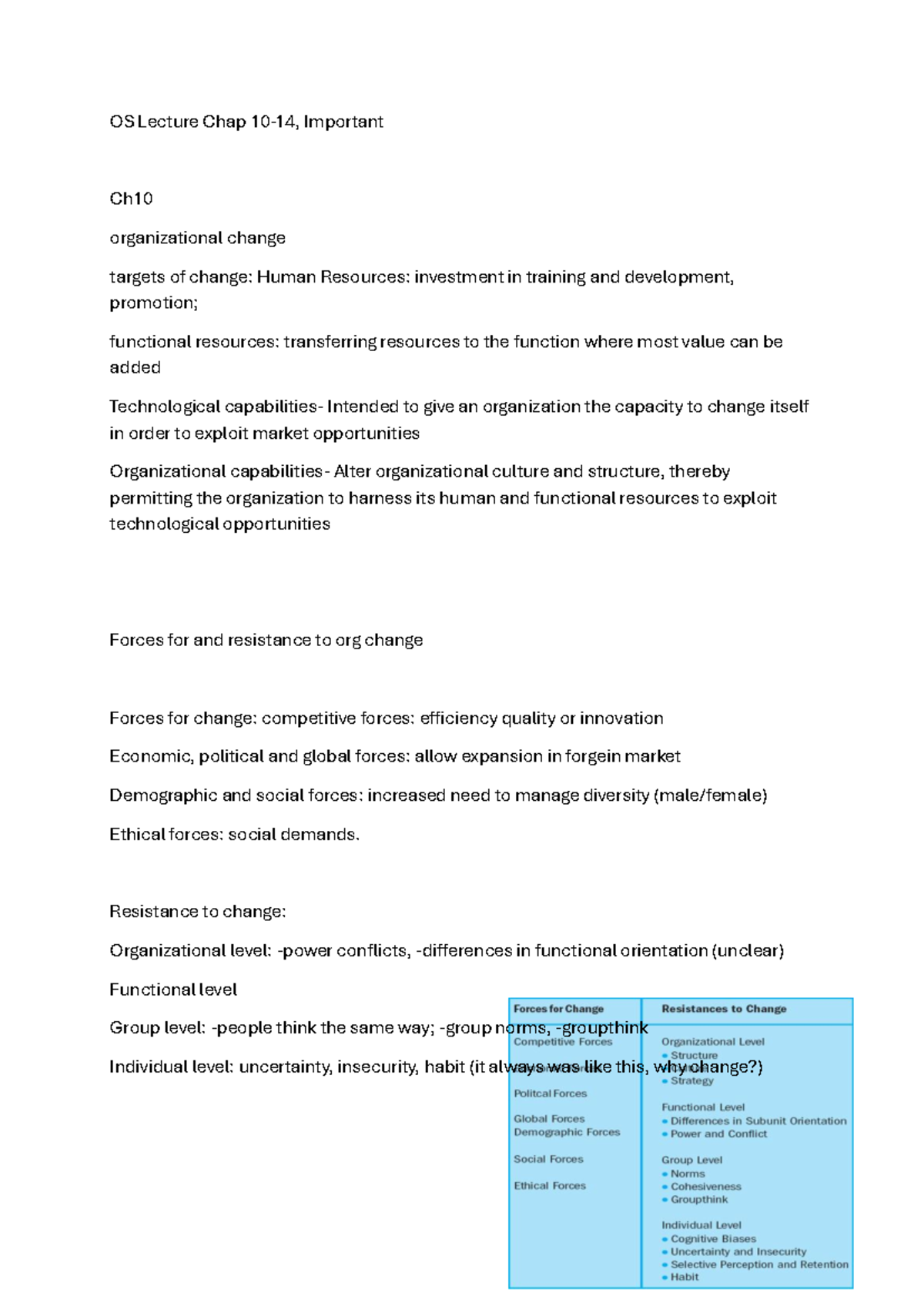 OS Lecture Notes: Chapter 10 - Organizational Change and Innovation ...