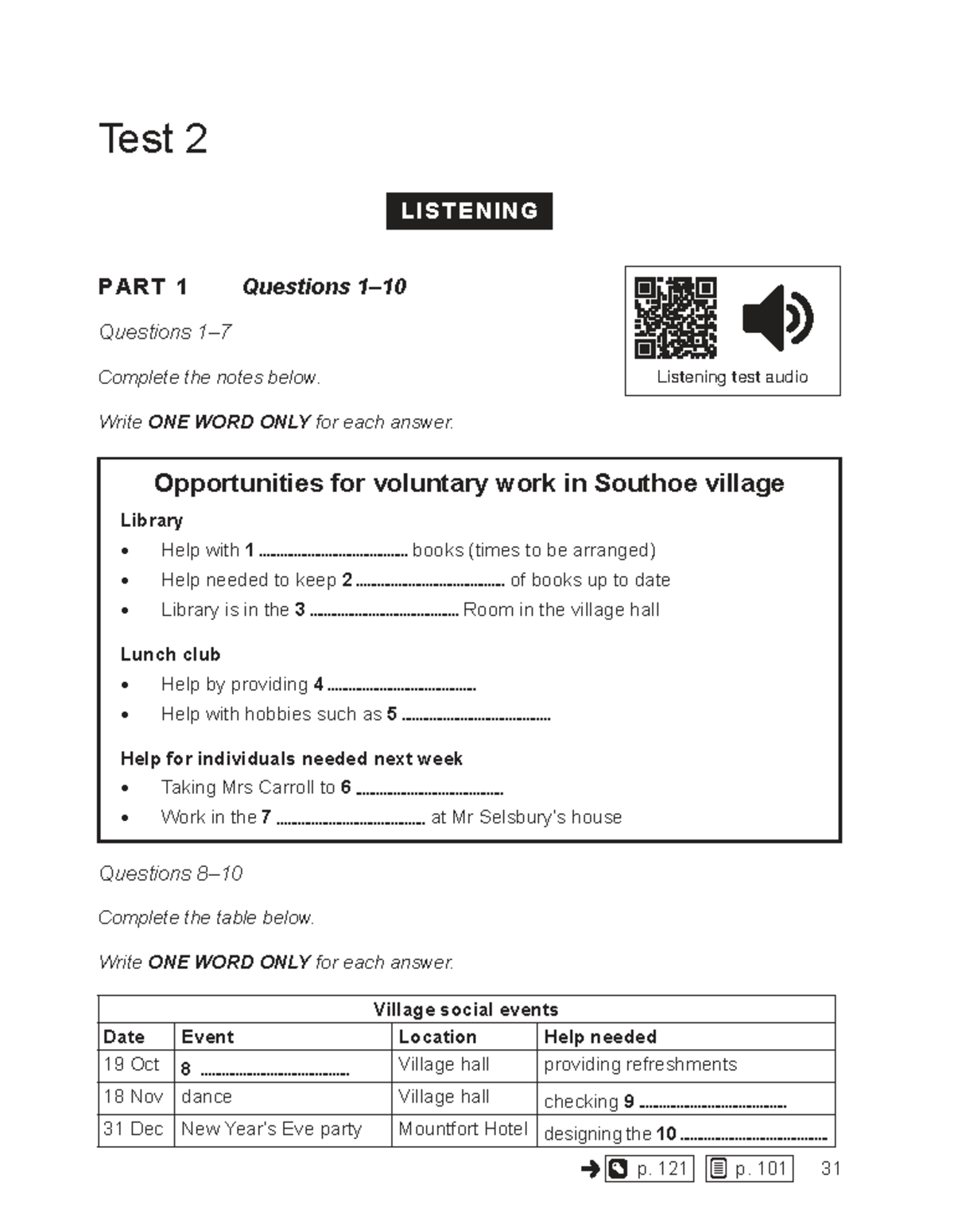 Cambridge IELTS 17 Test 2 Listening Part Questions and Answers - Studocu