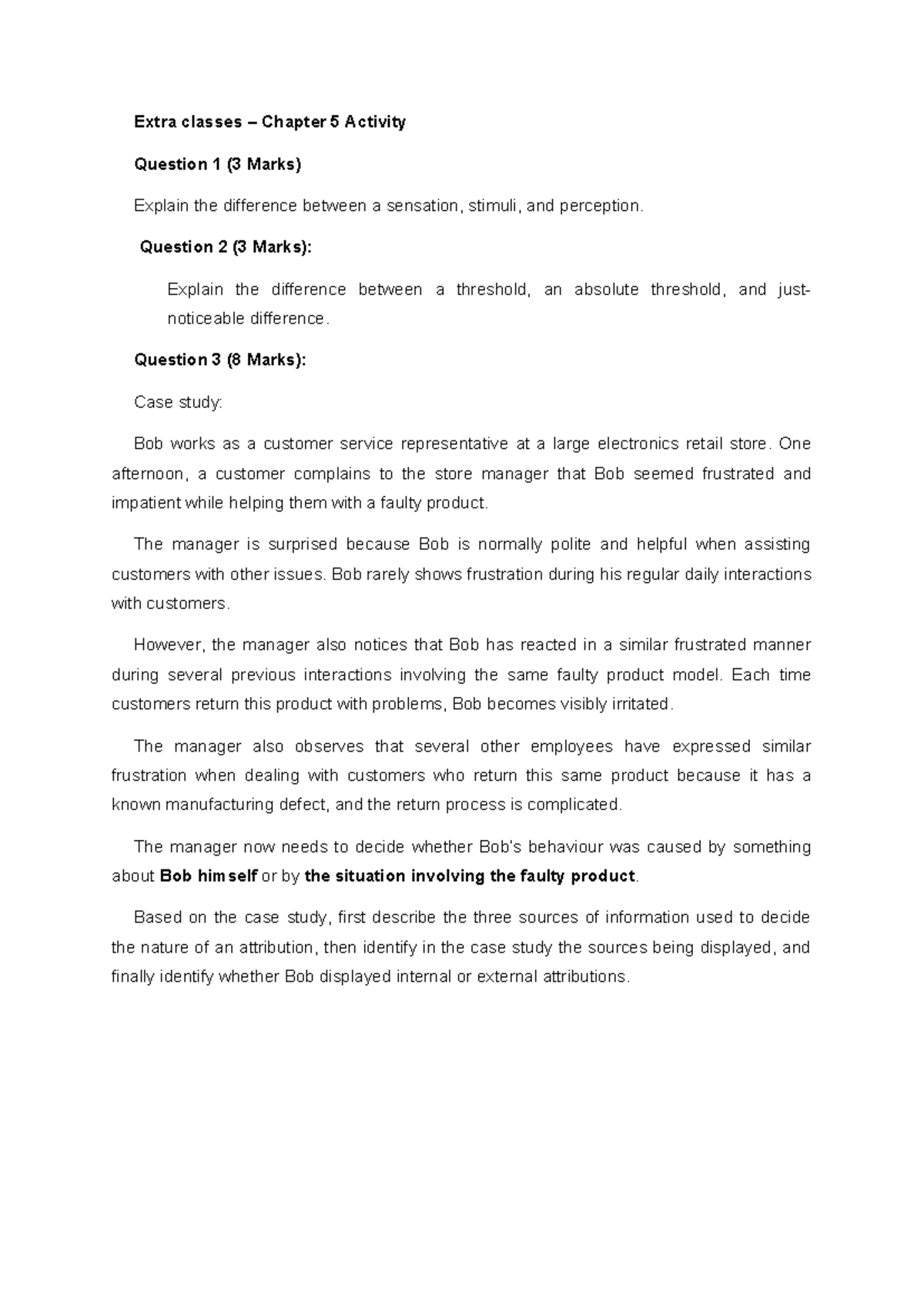 IP 114 Extra Class Activity - Chapter 5 Questions & Case Study Analysis ...