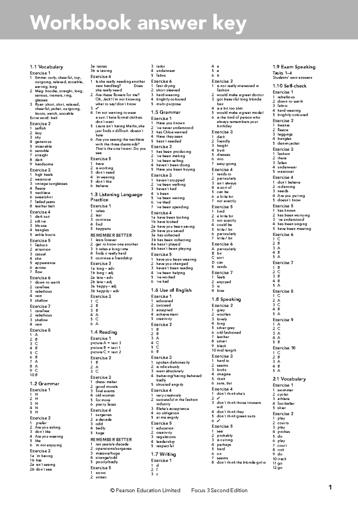 524550186 Focus 3 2E Workbook Solutions and Exercises Guide - Studocu