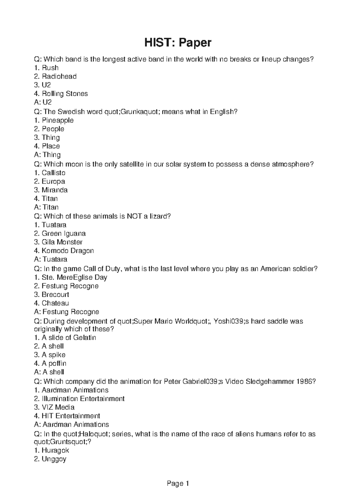 HIST282 Lab Report 10 - HIST: Paper Q: Which band is the longest active ...