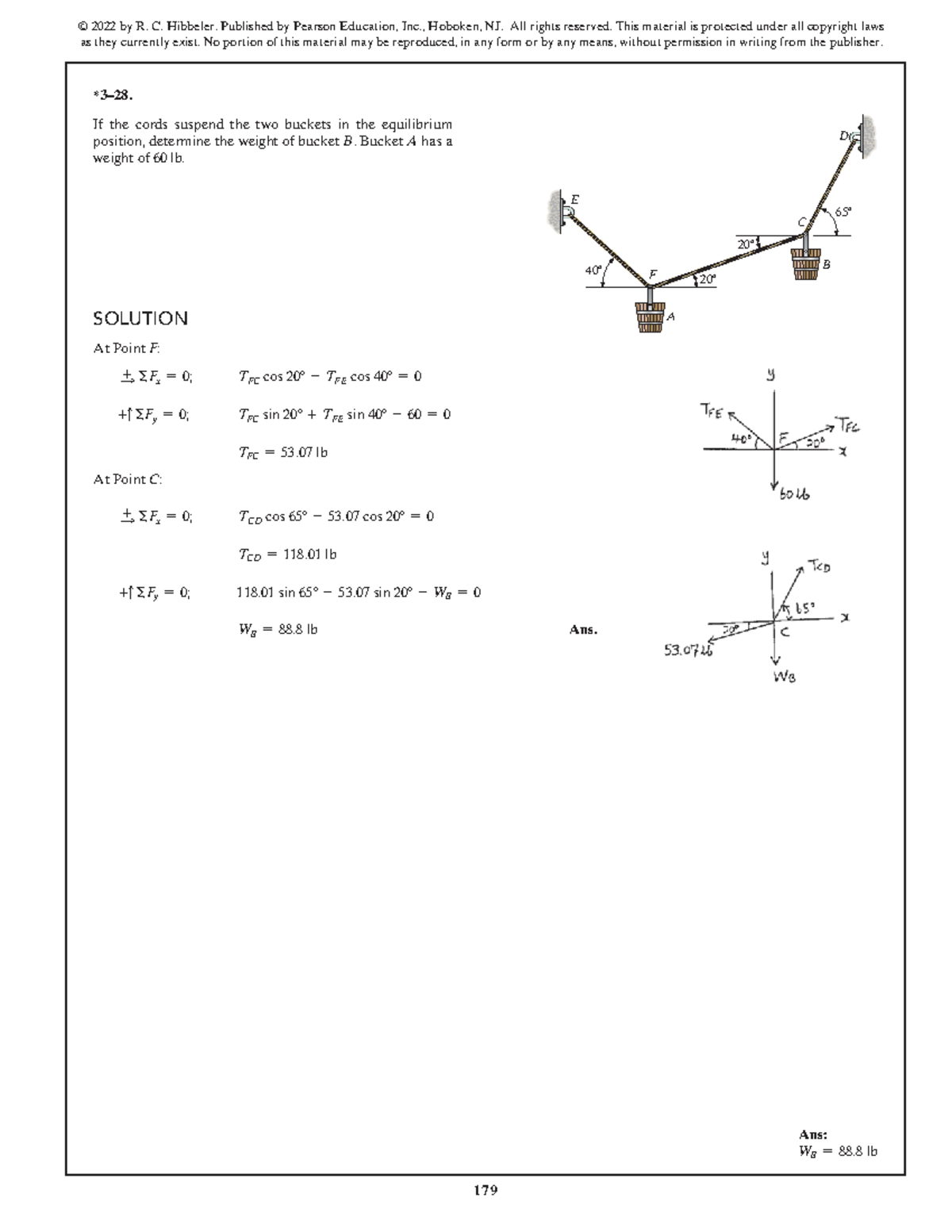 SWK 15th Ed Solution Manual - Part 90: Equilibrium of Buckets - Studocu