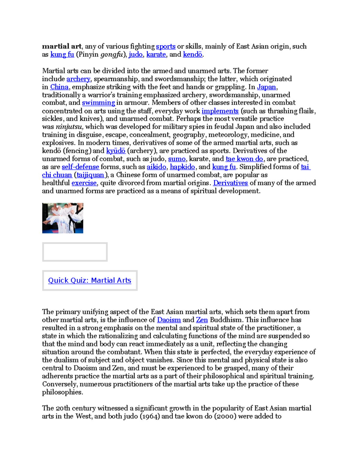 History of Martial Arts: Origins, Practices, and Spiritual Aspects ...