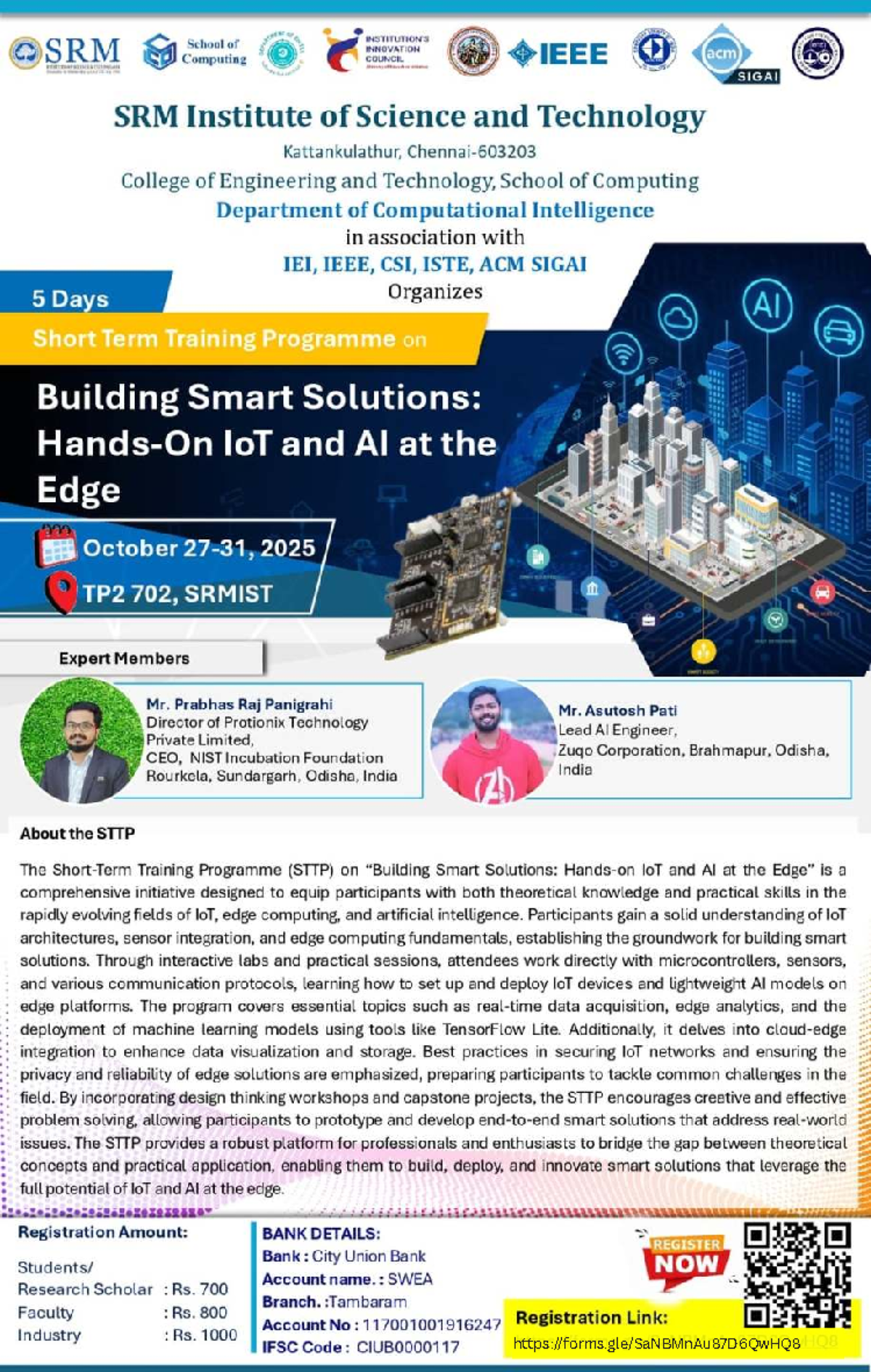 STTP: Building Smart Solutions with IoT & AI at the Edge - Studocu