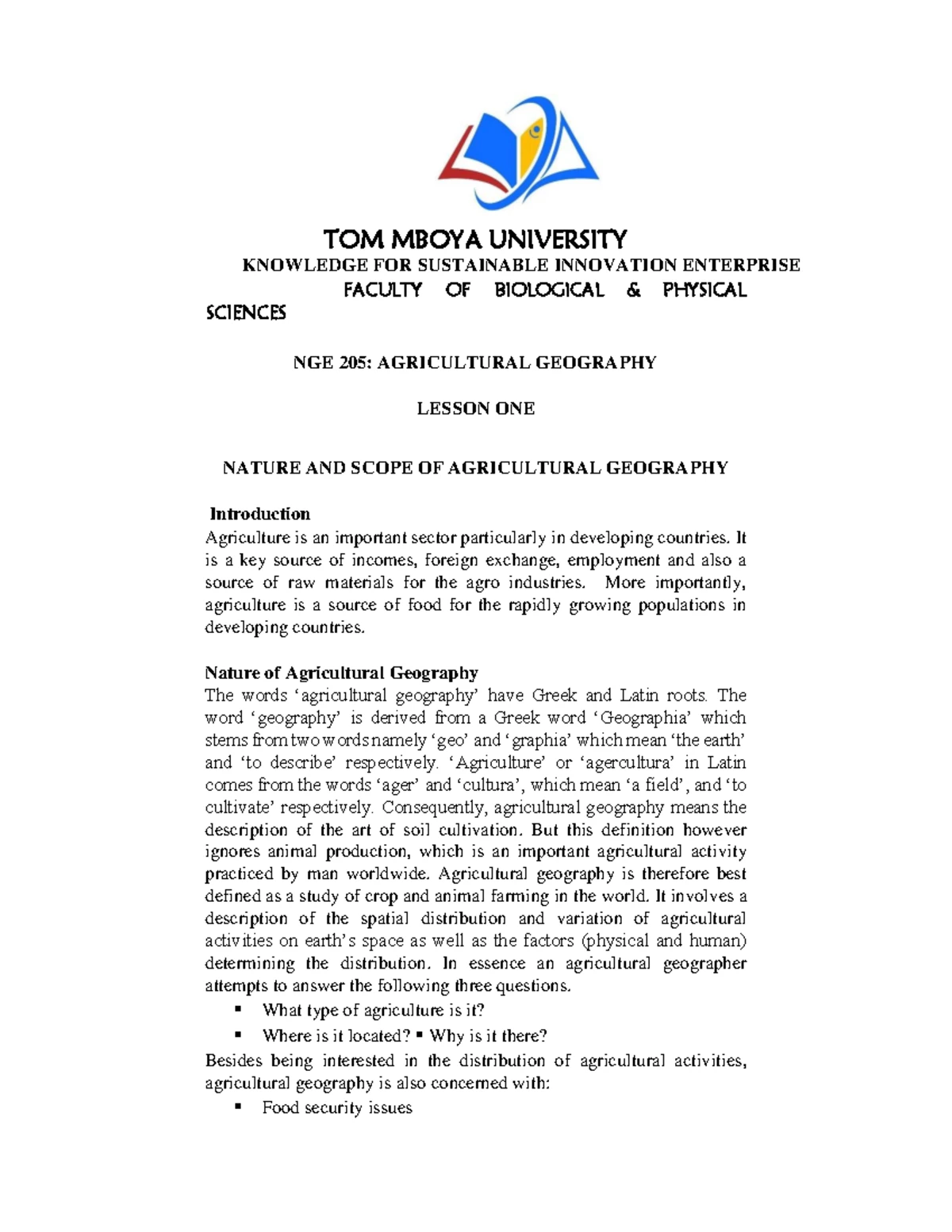 Industrial Attachment Report Format - TMUC Guidelines - Studocu