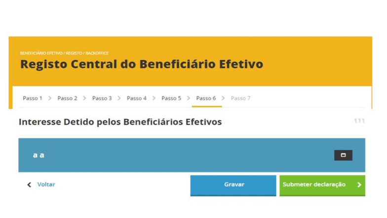 Registo Central do Beneficiário Efetivo - Passos e Dados (RCBE) - Studocu