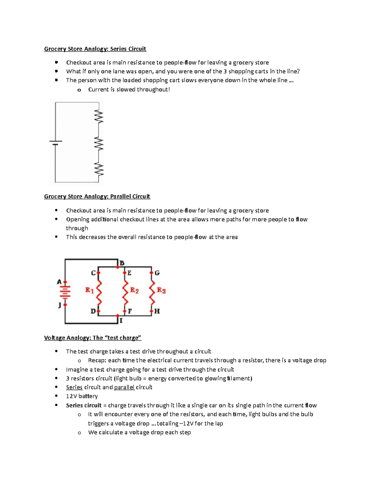 Physics 101: Understanding Series and Parallel Circuits Concepts - Studocu