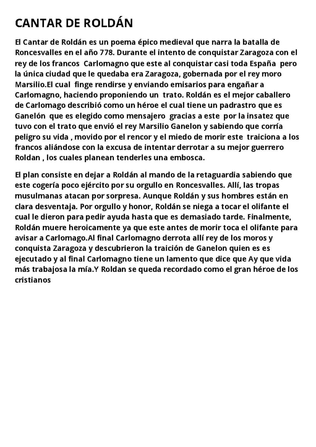CANTAR DE ROLDÁN: La Batalla de Roncesvalles y el Heroísmo de Roldán ...