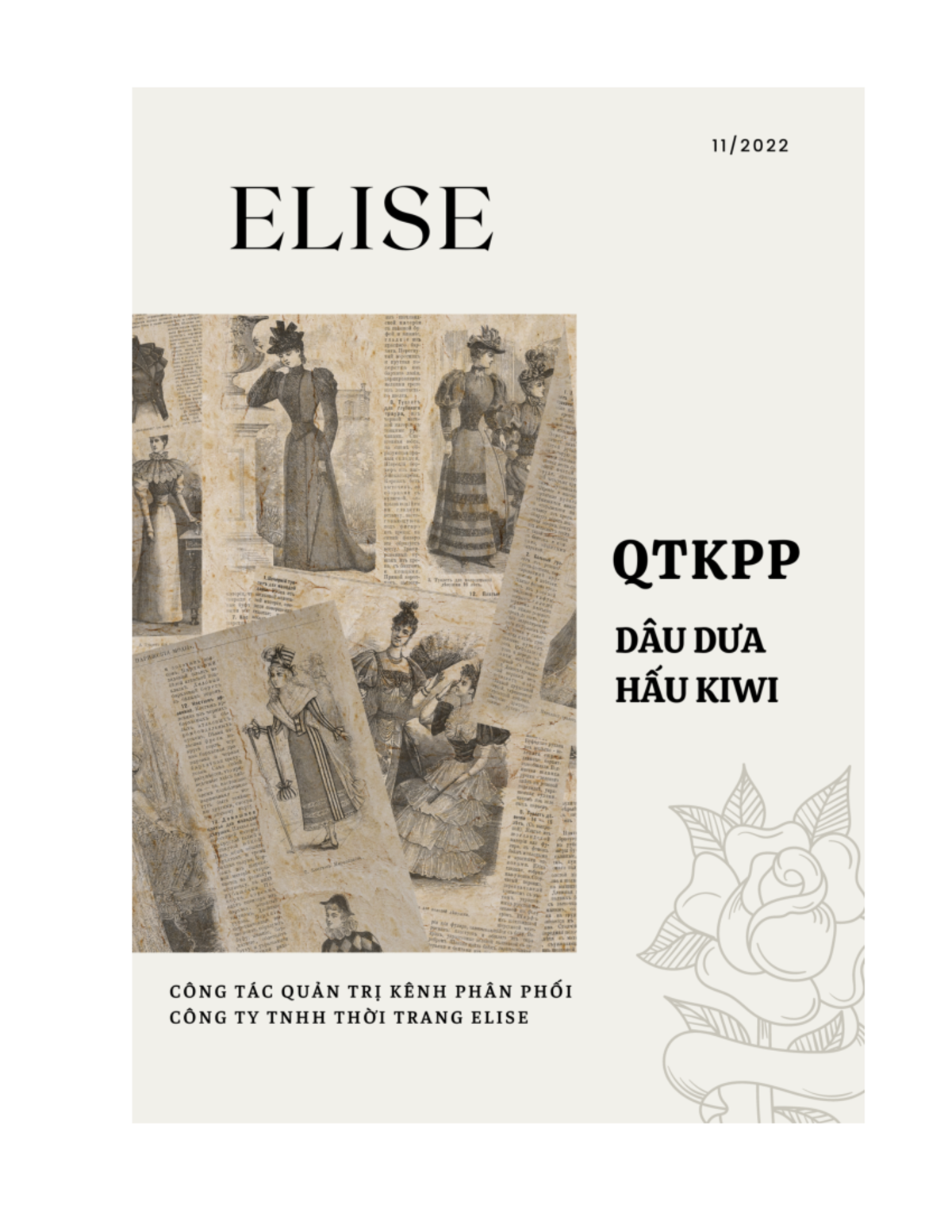 Phân Tích Quản Trị Kênh Phân Phối của Công Ty Elise - Tiểu Luận 2022 ...