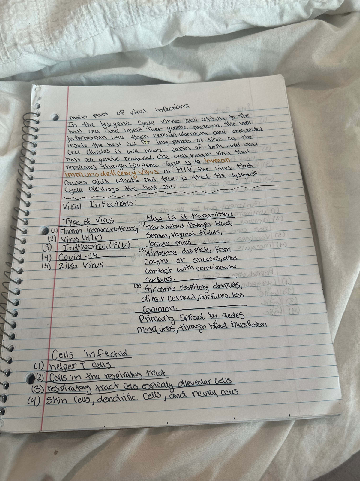 PSY101 Lecture Notes: Understanding Viral Infections and the Lysogenic ...