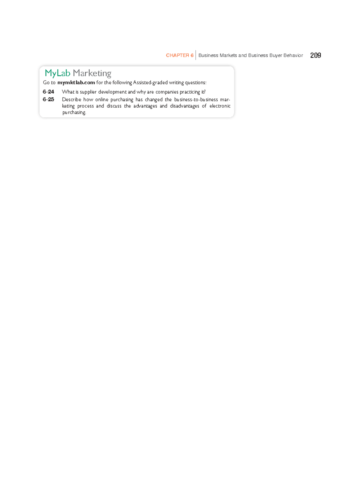 CHAPTER 6 Business Markets & Buyer Behavior - POM Kotler 17Ed - Studocu
