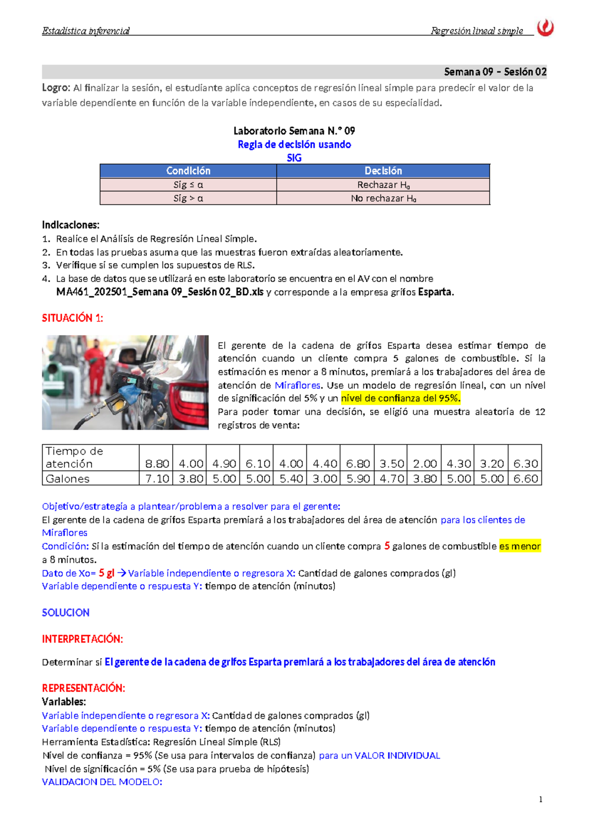 Evaluación 6 - Análisis de Regresión Lineal Múltiple en Costos - Studocu