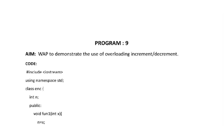 OOPs Practical: Overloading & Typecasting (Course Code: 9-12) - Studocu
