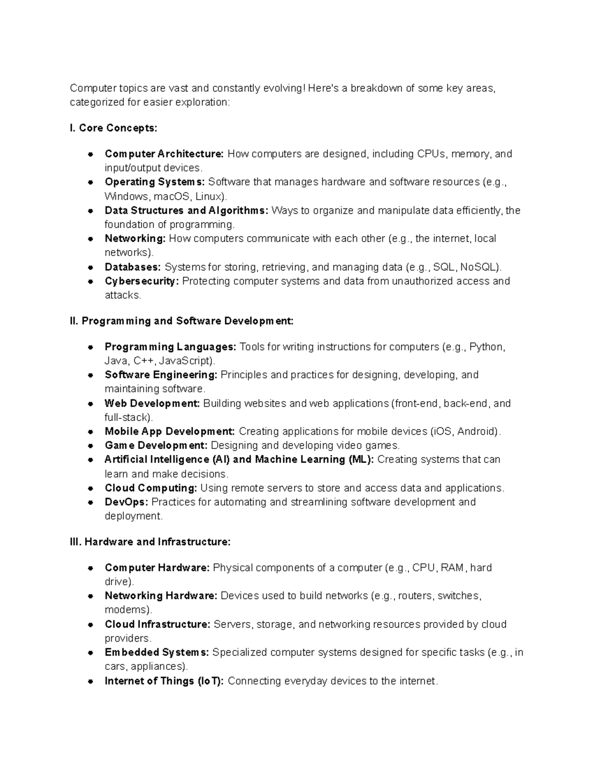 Computer topics - Core Concepts: Computer Architecture: How computers ...